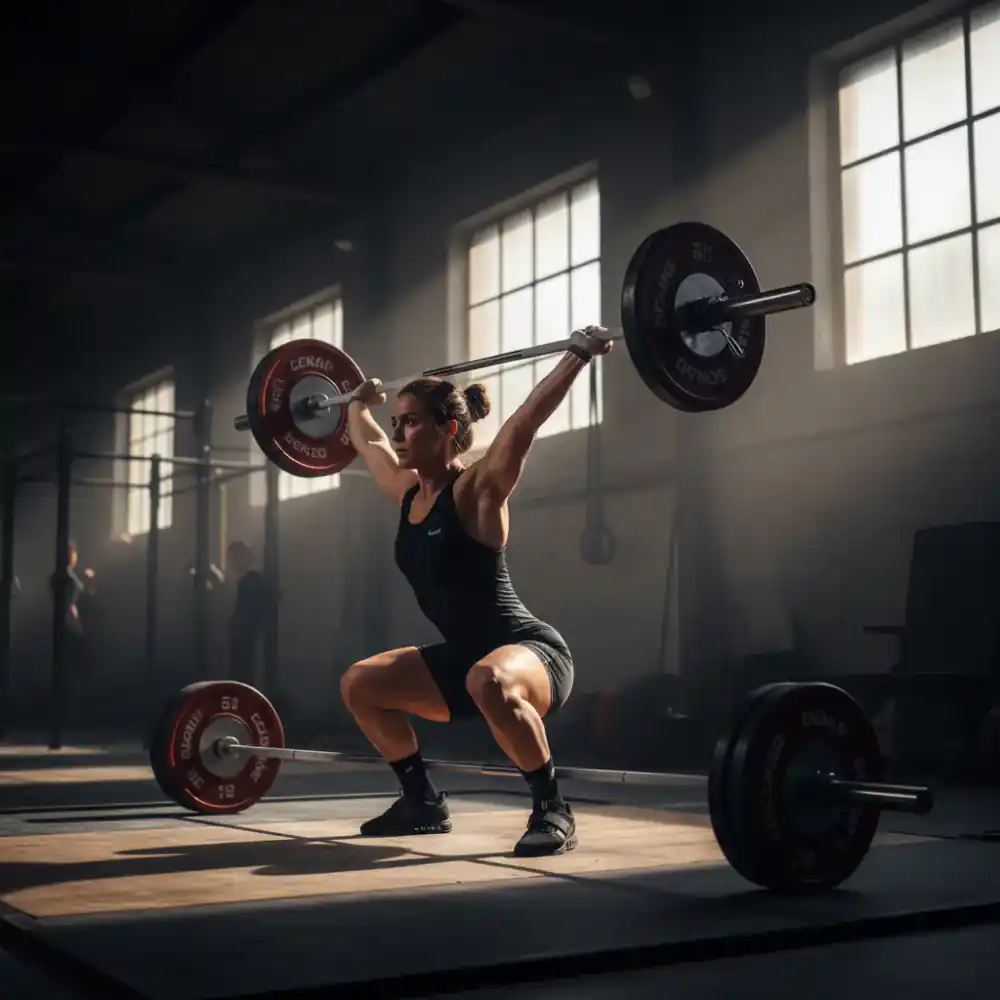 Olympic weightlifting snatch technique